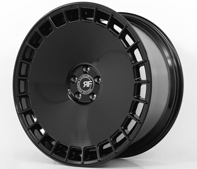 22” RF30 GLOSS BLACK STAGGERED WHEELS FOR MERCEDES W223 S500 S560 MAYB