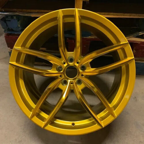 20" Gold Wheels 20x8.5 +35 5x114.3 Staggered W524 Tuner Rims Set 4