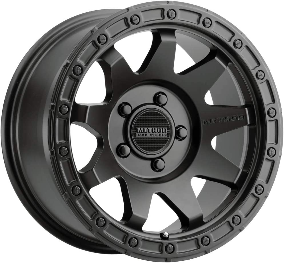 Method Race Wheels MR317 Matte Black Wheel with Aluminum (17 x 8.5 inc ...