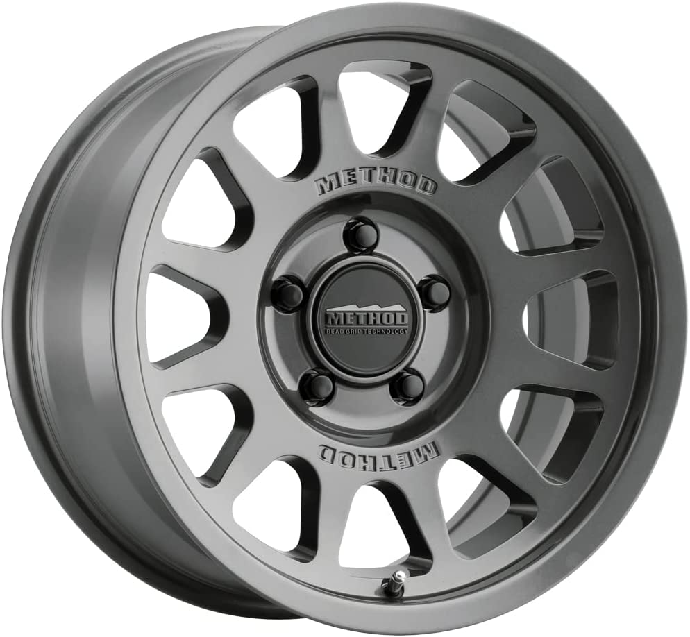 Method Race Wheels 703 Titanium Wheel with Gloss (17 x 8.5 inches /5 x ...