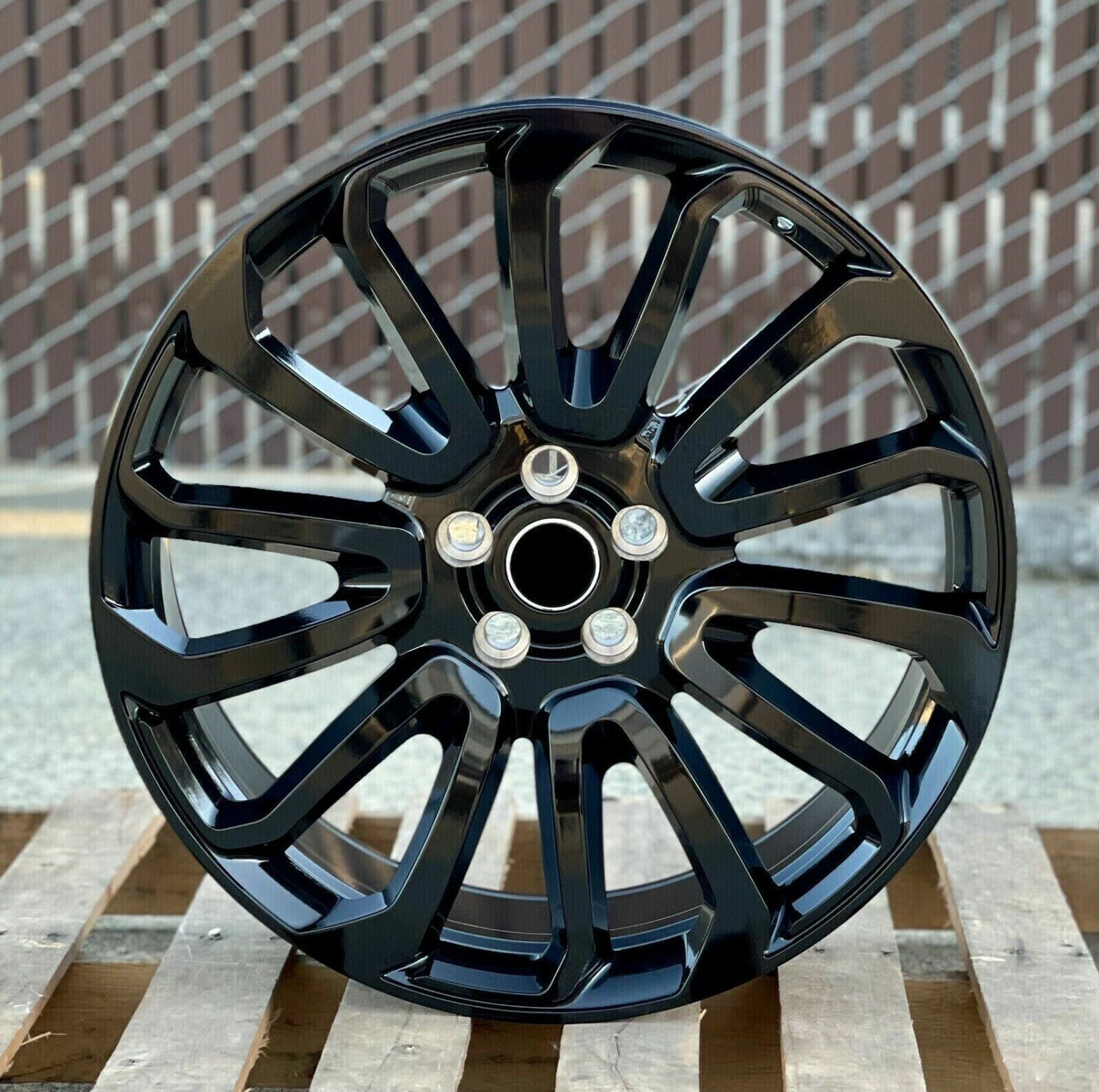 24x10 Wheels Fit Range Rover Land Rover HSE Sport Gloss Black 24 Inch ...