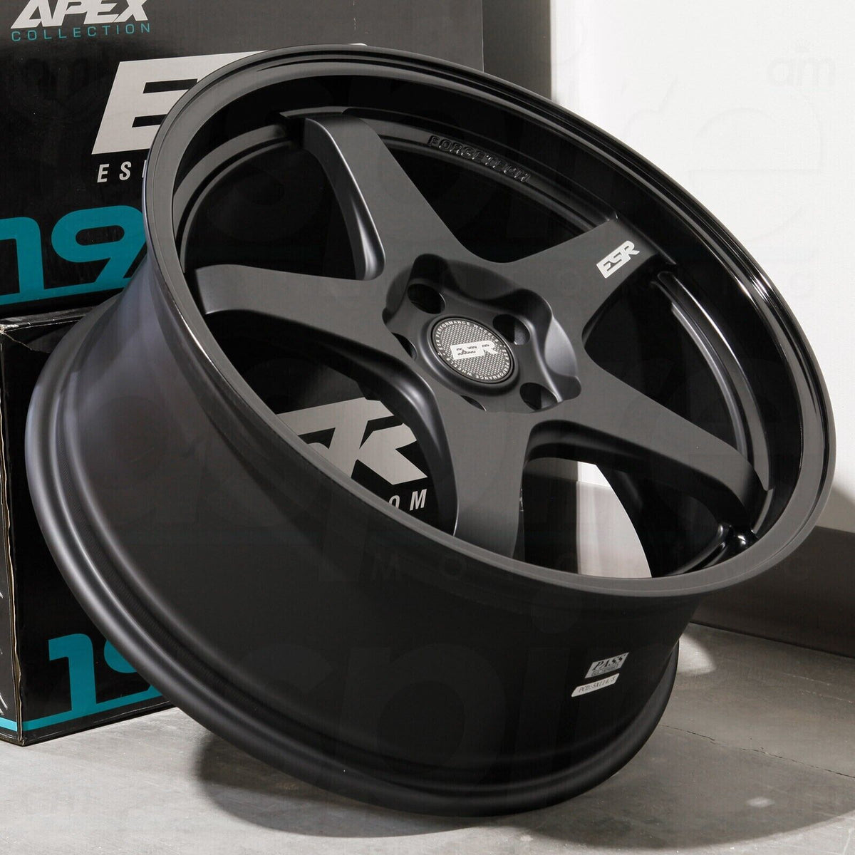 ESR AP5 18x8.5 5x100 30 Black Wheels(4) 72.56 18