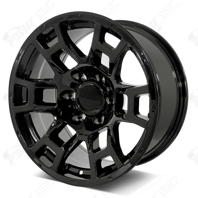 17x8.5 +0 Flow Forged Black Wheels For Toyota 4Runner Tacoma 17