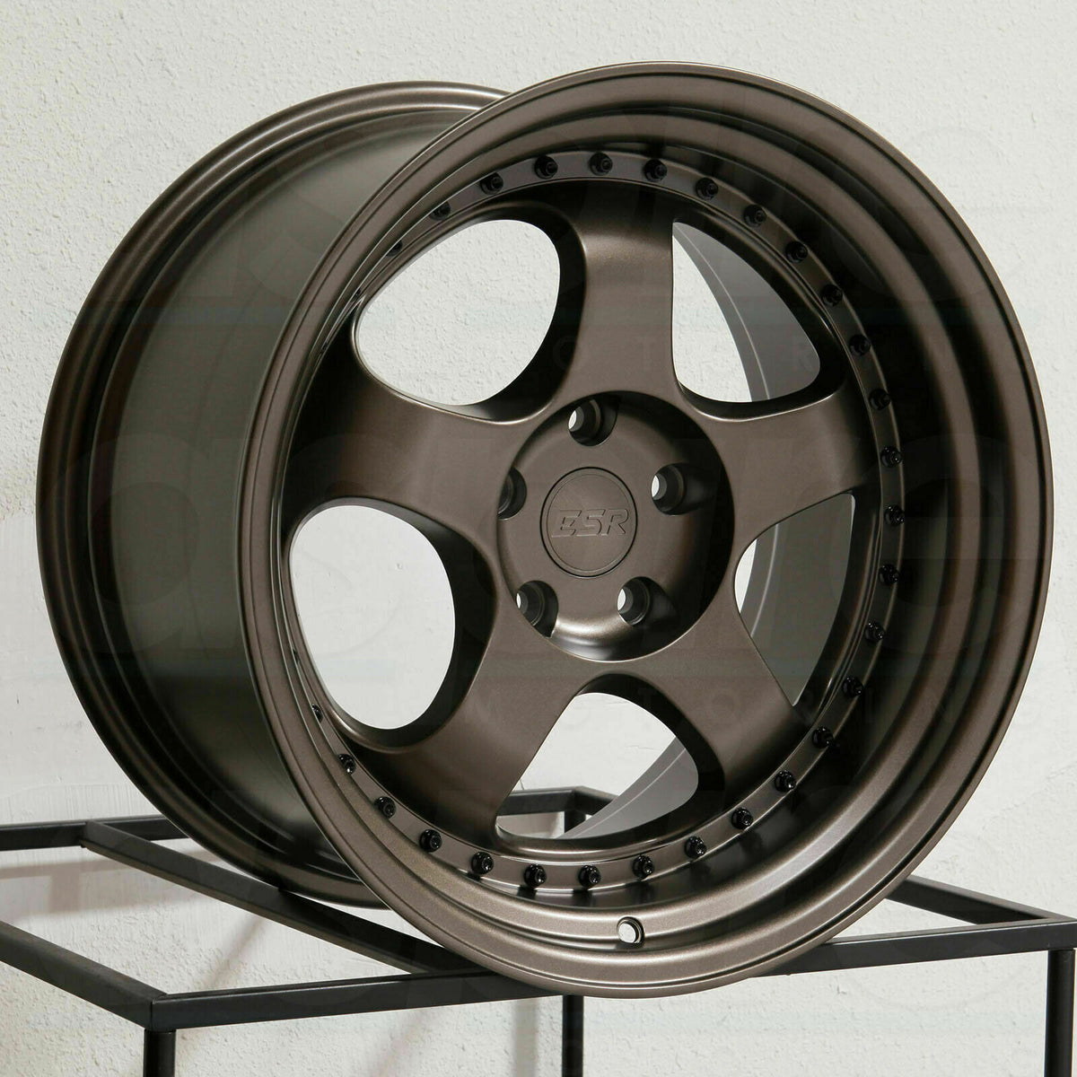 18x9.5 +22 5x114.3 Matte Bronze ESR SR06 Wheels 18 Inch Rims Set 4 ...