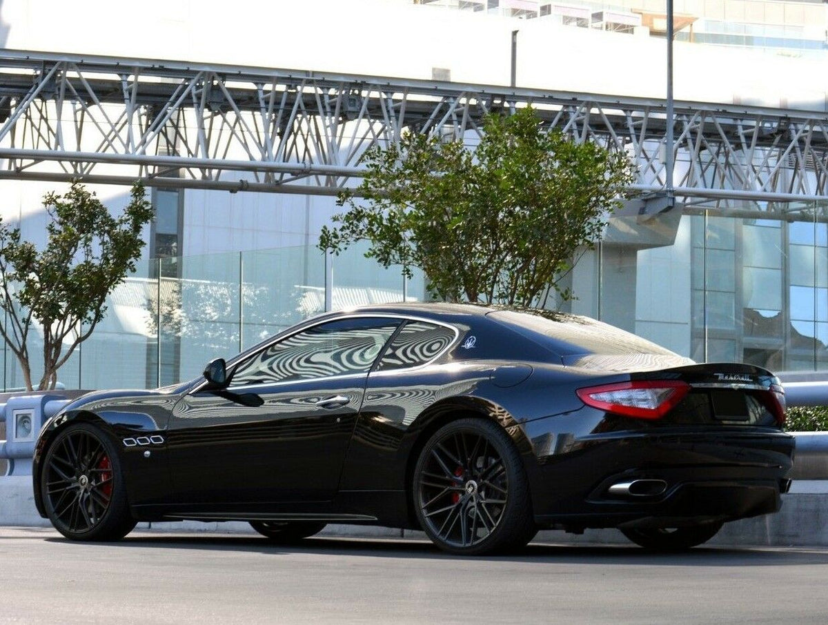 22x9/22x10.5 RF13 Gloss Black Concave Wheels 5x114.3 Rims Maserati Gra ...