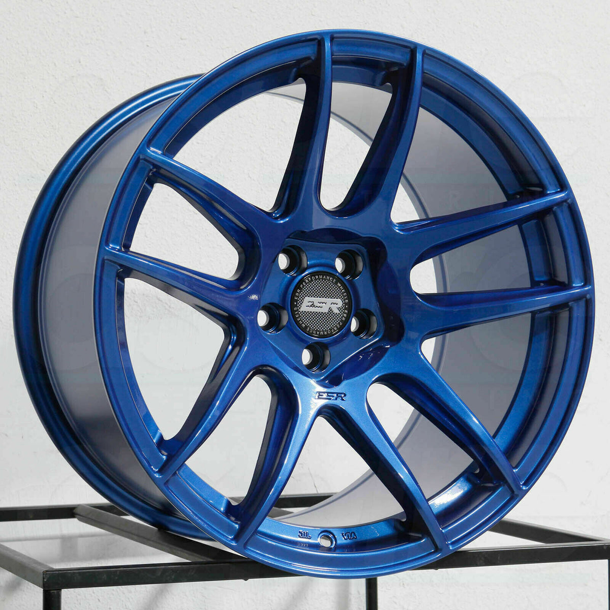 18x9.5 5x100 +35 ESR CS8 Wheels Apex Blue 18 Inch Rims Set of 4 ...