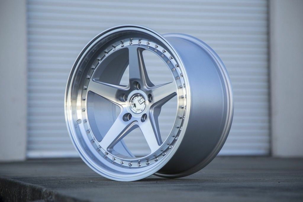 19x11 +15 AodHan DS05 5x114.3 Silver Machined 19 Inch DS5 Wheels Set 4 ...