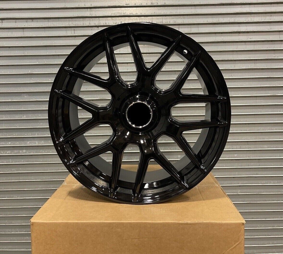 22x10 Wheels For Mercedes G500 G550 G55 G63 Wagon Gloss Black 22