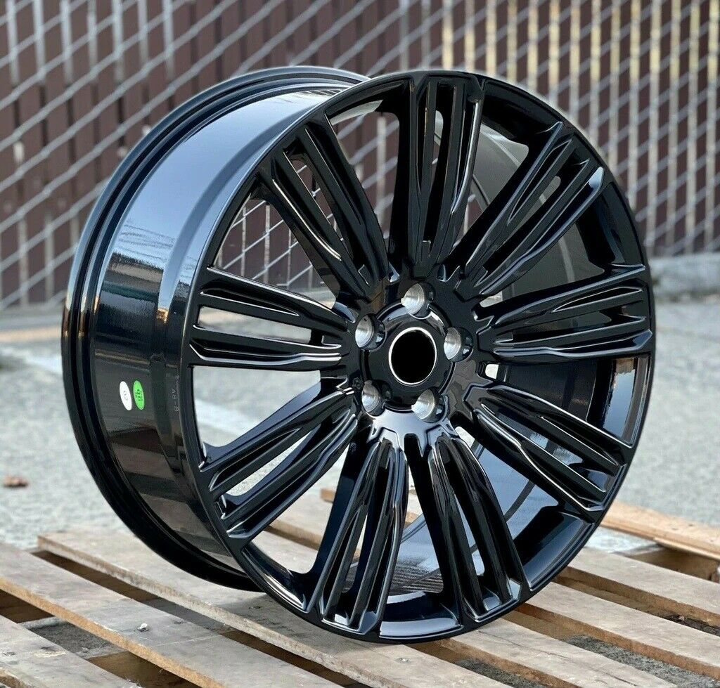 24x10 Wheels Fit Range Rover Land Rover HSE Sport Gloss Black 24 Inch ...