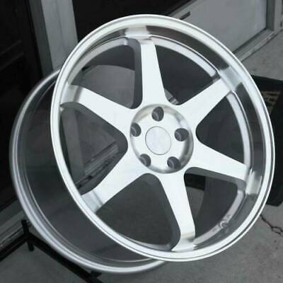 19 Inch ESR SR07 Silver Wheels 19x9.5 / 19x10.5 +22 5x114.3 Rims Set 4 ...